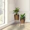 Tall Metal Floor Flower Planter Holder with Stand, Modern Decorative Floor Flower Holder, Perfect for Your Entryway, Living Room, or Dining Room Decor